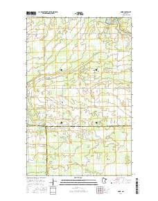 Skime Minnesota Current topographic map, 1:24000 scale, 7.5 X 7.5 Minute, Year 2016
