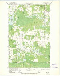 Skime Minnesota Historical topographic map, 1:24000 scale, 7.5 X 7.5 Minute, Year 1969