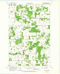 Skull Lake SW Minnesota Historical topographic map, 1:24000 scale, 7.5 X 7.5 Minute, Year 1966
