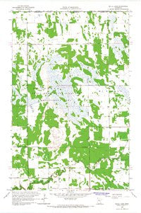 Skull Lake Minnesota Historical topographic map, 1:24000 scale, 7.5 X 7.5 Minute, Year 1966
