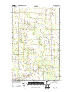 Skull Lake Minnesota Historical topographic map, 1:24000 scale, 7.5 X 7.5 Minute, Year 2013