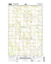 Skull Lake NE Minnesota Current topographic map, 1:24000 scale, 7.5 X 7.5 Minute, Year 2016