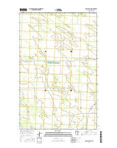 Skull Lake NE Minnesota Current topographic map, 1:24000 scale, 7.5 X 7.5 Minute, Year 2016