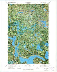 Skunk Lake Minnesota Historical topographic map, 1:24000 scale, 7.5 X 7.5 Minute, Year 1972