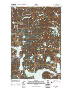 Skunk Lake Minnesota Historical topographic map, 1:24000 scale, 7.5 X 7.5 Minute, Year 2010