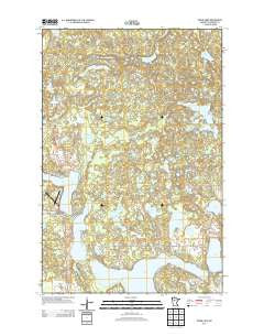 Skunk Lake Minnesota Historical topographic map, 1:24000 scale, 7.5 X 7.5 Minute, Year 2013