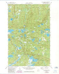 Slate Lake East Minnesota Historical topographic map, 1:24000 scale, 7.5 X 7.5 Minute, Year 1981