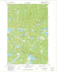 Slate Lake East Minnesota Historical topographic map, 1:24000 scale, 7.5 X 7.5 Minute, Year 1981
