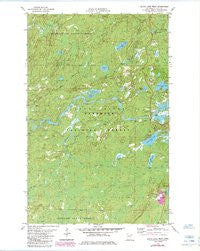 Slate Lake West Minnesota Historical topographic map, 1:24000 scale, 7.5 X 7.5 Minute, Year 1981