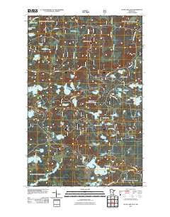 Slate Lake East Minnesota Historical topographic map, 1:24000 scale, 7.5 X 7.5 Minute, Year 2011