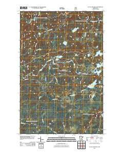 Slate Lake West Minnesota Historical topographic map, 1:24000 scale, 7.5 X 7.5 Minute, Year 2011