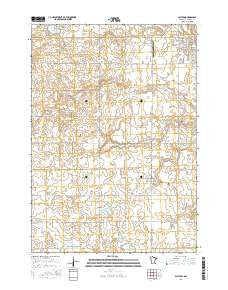Slayton Minnesota Current topographic map, 1:24000 scale, 7.5 X 7.5 Minute, Year 2016