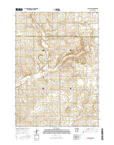 Slayton SW Minnesota Current topographic map, 1:24000 scale, 7.5 X 7.5 Minute, Year 2016