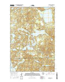 Snider Lake Minnesota Current topographic map, 1:24000 scale, 7.5 X 7.5 Minute, Year 2016
