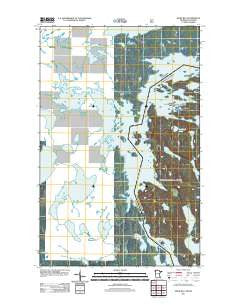 Snow Bay Minnesota Historical topographic map, 1:24000 scale, 7.5 X 7.5 Minute, Year 2011