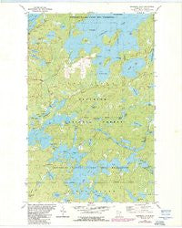 Snowbank Lake Minnesota Historical topographic map, 1:24000 scale, 7.5 X 7.5 Minute, Year 1981
