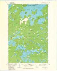 Snowbank Lake Minnesota Historical topographic map, 1:24000 scale, 7.5 X 7.5 Minute, Year 1981