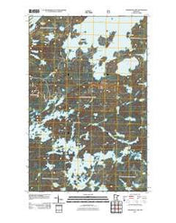 Snowbank Lake Minnesota Historical topographic map, 1:24000 scale, 7.5 X 7.5 Minute, Year 2011