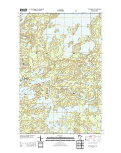 Snowbank Lake Minnesota Historical topographic map, 1:24000 scale, 7.5 X 7.5 Minute, Year 2013