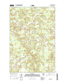 Solana Minnesota Current topographic map, 1:24000 scale, 7.5 X 7.5 Minute, Year 2016
