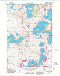 Solomon Lake Minnesota Historical topographic map, 1:24000 scale, 7.5 X 7.5 Minute, Year 1958