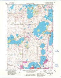 Solomon Lake Minnesota Historical topographic map, 1:24000 scale, 7.5 X 7.5 Minute, Year 1958