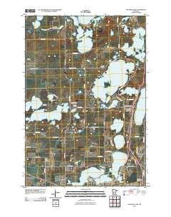 Solomon Lake Minnesota Historical topographic map, 1:24000 scale, 7.5 X 7.5 Minute, Year 2010