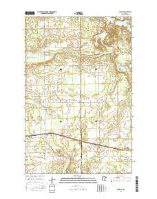 Solway Minnesota Current topographic map, 1:24000 scale, 7.5 X 7.5 Minute, Year 2016