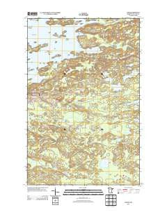 Soudan Minnesota Historical topographic map, 1:24000 scale, 7.5 X 7.5 Minute, Year 2013