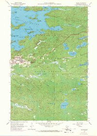 Soudan Minnesota Historical topographic map, 1:24000 scale, 7.5 X 7.5 Minute, Year 1956