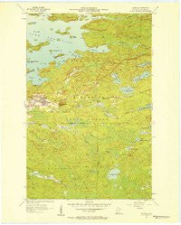 Soudan Minnesota Historical topographic map, 1:24000 scale, 7.5 X 7.5 Minute, Year 1956