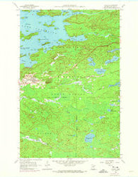 Soudan Minnesota Historical topographic map, 1:24000 scale, 7.5 X 7.5 Minute, Year 1956