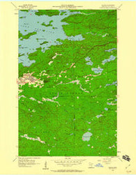 Soudan Minnesota Historical topographic map, 1:24000 scale, 7.5 X 7.5 Minute, Year 1956