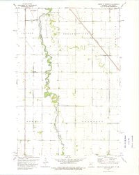 South of Wahpeton Minnesota Historical topographic map, 1:24000 scale, 7.5 X 7.5 Minute, Year 1973
