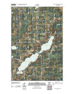 South Long Lake Minnesota Historical topographic map, 1:24000 scale, 7.5 X 7.5 Minute, Year 2010
