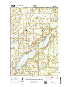 South Long Lake Minnesota Current topographic map, 1:24000 scale, 7.5 X 7.5 Minute, Year 2016