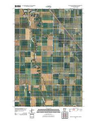South of Wahpeton Minnesota Historical topographic map, 1:24000 scale, 7.5 X 7.5 Minute, Year 2011
