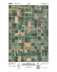 South of Wahpeton Minnesota Historical topographic map, 1:24000 scale, 7.5 X 7.5 Minute, Year 2011