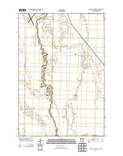 South of Wahpeton Minnesota Historical topographic map, 1:24000 scale, 7.5 X 7.5 Minute, Year 2013