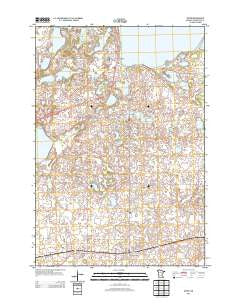 Spicer Minnesota Historical topographic map, 1:24000 scale, 7.5 X 7.5 Minute, Year 2013