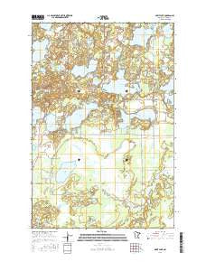 Spirit Lake Minnesota Current topographic map, 1:24000 scale, 7.5 X 7.5 Minute, Year 2016