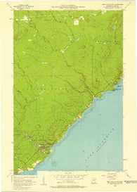 Split Rock Point Minnesota Historical topographic map, 1:24000 scale, 7.5 X 7.5 Minute, Year 1956