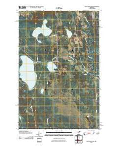 Split Hand Lake Minnesota Historical topographic map, 1:24000 scale, 7.5 X 7.5 Minute, Year 2010