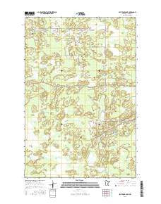 Split Rock Lake Minnesota Current topographic map, 1:24000 scale, 7.5 X 7.5 Minute, Year 2016