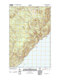 Split Rock Point Minnesota Historical topographic map, 1:24000 scale, 7.5 X 7.5 Minute, Year 2013