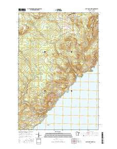 Split Rock Point Minnesota Current topographic map, 1:24000 scale, 7.5 X 7.5 Minute, Year 2016