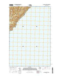 Split Rock Point NE Minnesota Current topographic map, 1:24000 scale, 7.5 X 7.5 Minute, Year 2016