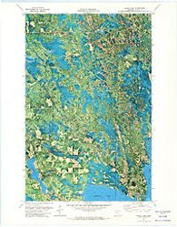 Squaw Lake Minnesota Historical topographic map, 1:24000 scale, 7.5 X 7.5 Minute, Year 1971