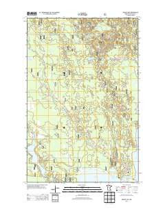 Squaw Lake Minnesota Historical topographic map, 1:24000 scale, 7.5 X 7.5 Minute, Year 2013