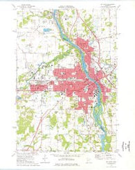 St. Cloud Minnesota Historical topographic map, 1:24000 scale, 7.5 X 7.5 Minute, Year 1974